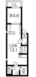 本陣駅 徒歩10分 2階の物件間取画像